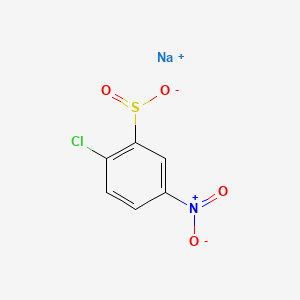 molecular formula C6H3ClNNaO4S B1659878 Benzenesulfinic acid, 2-chloro-5-nitro-, sodium salt CAS No. 68683-43-2