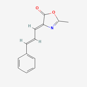(4Z)-2-methyl-4-[(E)-3-phenylprop-2-enylidene]-1,3-oxazol-5-one