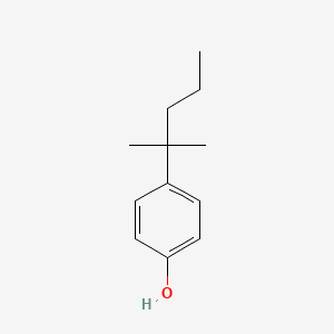 molecular formula C12H18O B1659885 4-(2-Methylpentan-2-yl)phenol CAS No. 6885-70-7