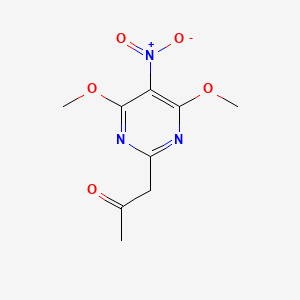 1-(4,6-Dimethoxy-5-nitropyrimidin-2-yl)propan-2-one