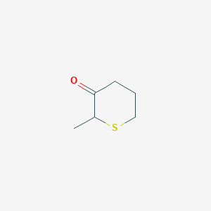 molecular formula C6H10OS B1659907 2-Methylthian-3-one CAS No. 69261-29-6