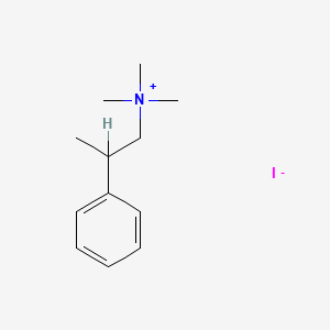 molecular formula C12H20IN B1659916 beta-Phenylpropyl-trimethylammonium iodide CAS No. 69365-70-4