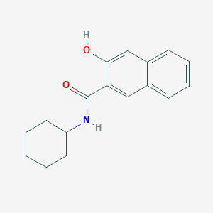 molecular formula C17H19NO2 B1659919 N-cyclohexyl-3-hydroxy-2-naphthamide CAS No. 6940-31-4