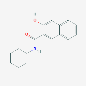 molecular formula C17H19NO2 B1659919 n-Cyclohexyl-3-hydroxynaphthalene-2-carboxamide CAS No. 6940-31-4