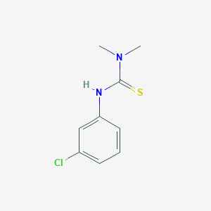 molecular formula C9H11ClN2S B1659922 N'-(3-Chlorophenyl)-N,N-dimethylthiourea CAS No. 6943-20-0