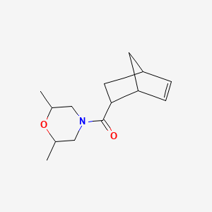 (Bicyclo[2.2.1]hept-5-en-2-yl)(2,6-dimethylmorpholin-4-yl)methanone