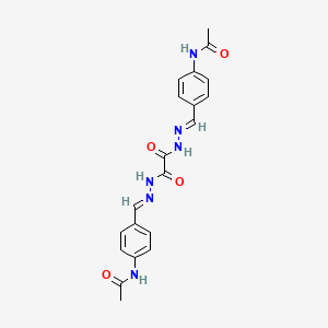 N,N'-bis[(E)-(4-acetamidophenyl)methylideneamino]oxamide