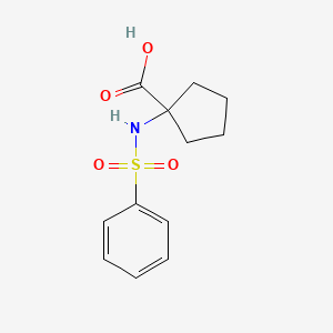 1-[(Phenylsulfonyl)amino]cyclopentanecarboxylic acid