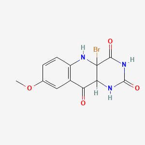 4a-Bromo-8-methoxy-1,4a,5,10a-tetrahydropyrimido[5,4-b]quinoline-2,4,10(3H)-trione