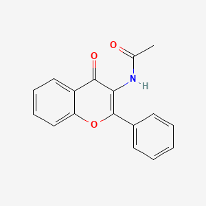 N-(4-oxo-2-phenylchromen-3-yl)acetamide