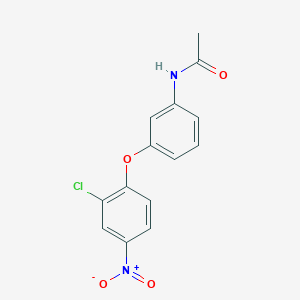 N-[3-(2-chloro-4-nitrophenoxy)phenyl]acetamide