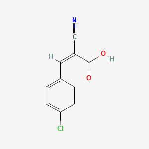 2-Propenoic acid, 3-(4-chlorophenyl)-2-cyano-