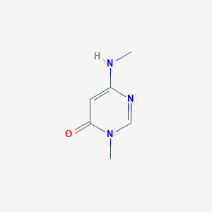 3-methyl-6-(methylamino)pyrimidin-4(3H)-one