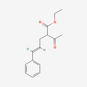 ethyl (E)-2-acetyl-5-phenyl-4-pentenoate