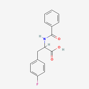 2-Benzamido-3-(4-fluorophenyl)propanoic acid