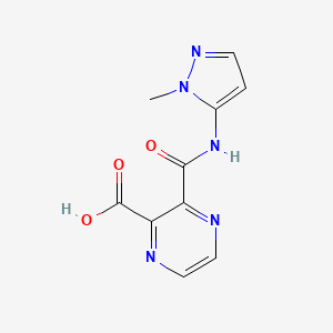 3-((1-Methyl-1H-pyrazol-5-yl)carbamoyl)pyrazine-2-carboxylic acid