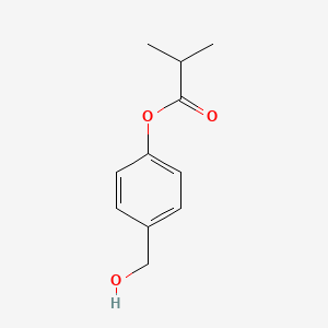 molecular formula C11H14O3 B1660002 4-(Hydroxymethyl)phenyl 2-methylpropanoate CAS No. 70362-64-0