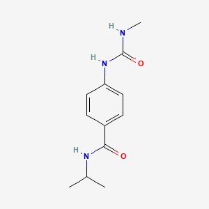 4-(methylcarbamoylamino)-N-propan-2-ylbenzamide