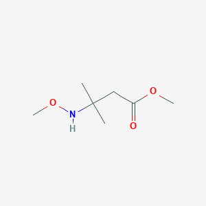 Methyl 3-(methoxyamino)-3-methylbutanoate