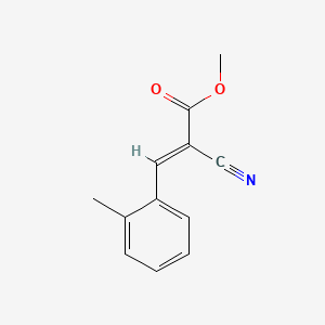 2-Propenoic acid, 2-cyano-3-(2-methylphenyl)-, methyl ester
