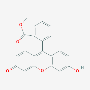 molecular formula C21H14O5 B1660030 methyl 2-(6-hydroxy-3-oxo-3H-xanthen-9-yl)benzoate CAS No. 70672-06-9