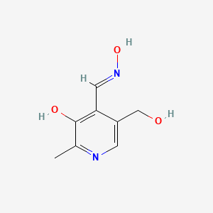 molecular formula C8H10N2O3 B1660036 Pyridoxaloxime CAS No. 708-08-7
