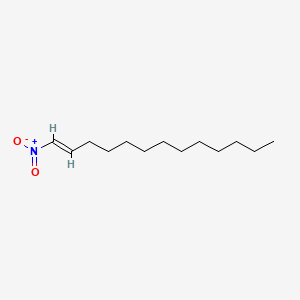 molecular formula C13H25NO2 B1660039 1-Nitrotridec-1-ene CAS No. 70833-49-7