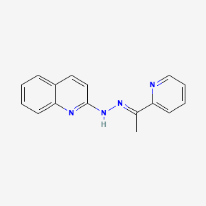 (1E)-1-Pyridin-2-ylethanone quinolin-2-ylhydrazone
