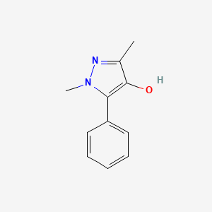 molecular formula C11H12N2O B1660065 1,3-Dimethyl-5-phenyl-1H-pyrazol-4-ol CAS No. 71292-44-9
