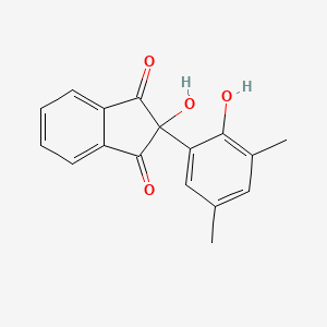 1H-Indene-1,3(2H)-dione, 2-hydroxy-2-(2-hydroxy-3,5-dimethylphenyl)-