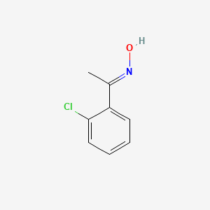 molecular formula C8H8ClNO B1660082 N-[1-(2-chlorophenyl)ethylidene]hydroxylamine CAS No. 7147-44-6