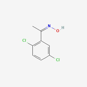 molecular formula C8H7Cl2NO B1660092 1-(2,5-Dichlorophenyl)ethanone oxime CAS No. 71516-69-3