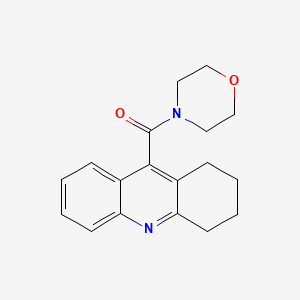 molecular formula C18H20N2O2 B1660101 Ketone, morpholino(1,2,3,4-tetrahydro-9-acridinyl) CAS No. 7157-29-1