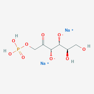 molecular formula C6H11Na2O9P B1660107 D-Fructose, 6-(dihydrogen phosphate), disodium salt CAS No. 71662-09-4