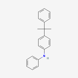 Benzenamine, 4-(1-methyl-1-phenylethyl)-N-phenyl-