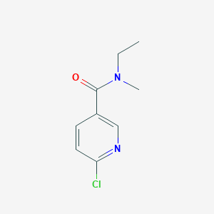 molecular formula C9H11ClN2O B1660136 6-chloro-N-ethyl-N-methylpyridine-3-carboxamide CAS No. 720693-05-0