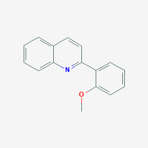 molecular formula C16H13NO B1660142 2-(2-Methoxyphenyl)quinoline CAS No. 72195-25-6