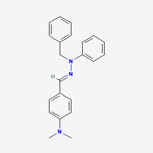 4-(Dimethylamino)benzaldehyde benzyl(phenyl)hydrazone