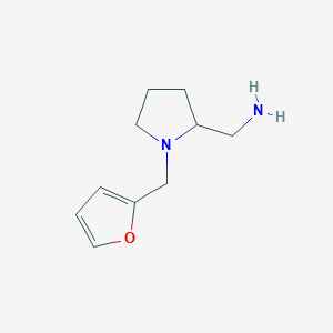 1-{1-[(Furan-2-yl)methyl]pyrrolidin-2-yl}methanamine
