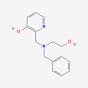 2-[[Benzyl(2-hydroxyethyl)amino]methyl]pyridin-3-ol