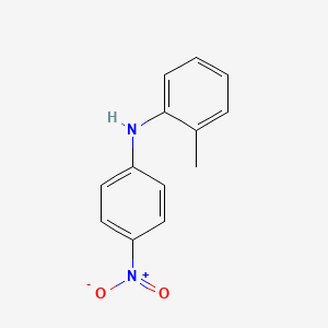 molecular formula C13H12N2O2 B1660168 2-methyl-N-(4-nitrophenyl)aniline CAS No. 726-10-3