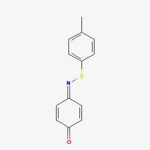 4-{[(4-Methylphenyl)sulfanyl]imino}cyclohexa-2,5-dien-1-one