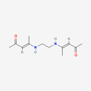 (E)-4-[2-[[(E)-4-oxopent-2-en-2-yl]amino]ethylamino]pent-3-en-2-one