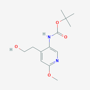 2-[5-(Boc-amino)-2-methoxy-4-pyridyl]ethanol