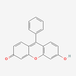 molecular formula C19H12O3 B1660186 6-Hydroxy-9-phenylxanthen-3-one CAS No. 7282-86-2