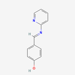 Phenol, 4-[(2-pyridinylimino)methyl]-