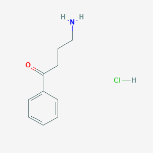 4-Amino-1-phenylbutan-1-one;hydrochloride