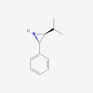 molecular formula C11H15N B1660231 rac-(2R,3R)-2-phenyl-3-(propan-2-yl)aziridine,trans CAS No. 73475-45-3