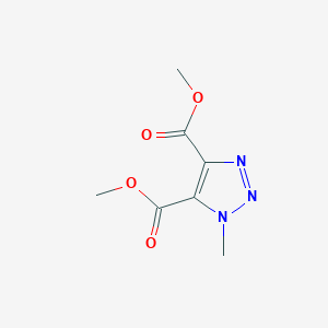 molecular formula C7H9N3O4 B1660232 Dimethyl 1-methyl-1H-1,2,3-triazole-4,5-dicarboxylate CAS No. 73500-07-9