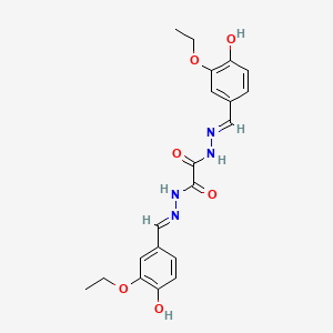 N'~1~,N'~2~-bis(3-ethoxy-4-hydroxybenzylidene)ethanedihydrazide